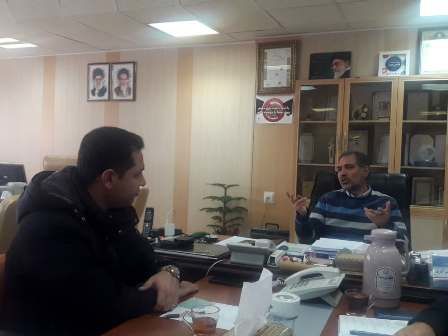 دیدار مدیر مخابرات منطقه مرکزی با شهردار کمیجان