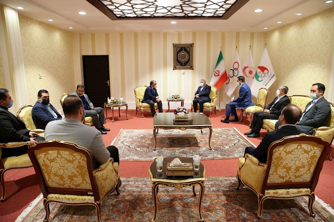 دیدار رئیس فدراسیون جهانی پرورش اندام با دکتر صالحی امیری
