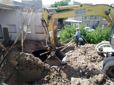 تملک و تخریب املاک حادثه خیز حاشیه رودخانه محله دروازه کرهرود