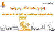 رکوردشکنی بانک پاسارگاد در حمایت از تولید ملی با صدور ۵۲۱ هزار میلیارد ریال اعتبار اسنادی داخلی

