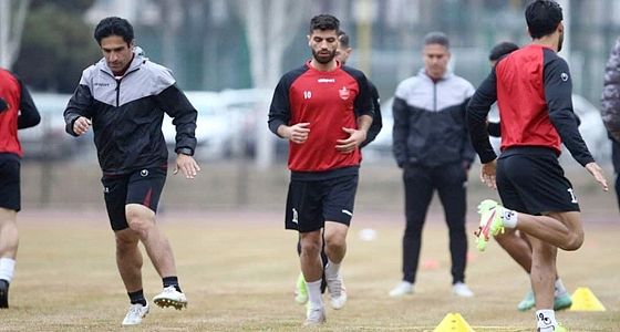 سرلک و پهلوان در تمرینات گروهی آدینه سرخپوشان