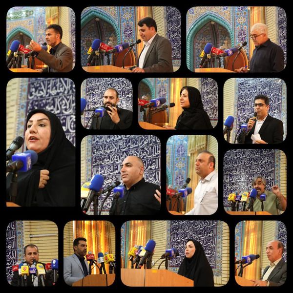 مطالبه گری خبر نگاران در محضر نمایده ولی فقیه