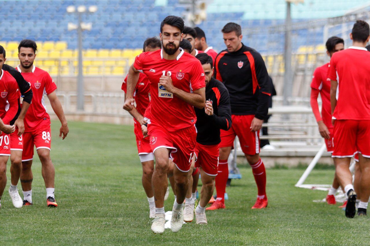 گزارش تصویری تمرین پرسپولیس پیش از دیدار با ماشین سازی 