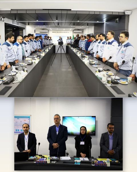 برگزاری ارزیابی جایزه ملی بهرهوری معدن و صنایع معدنی در شرکت فولاد سنگان