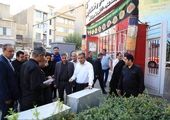 خدمت رسانی به صدها عاشق حسینی درمسیر راهپیمایی جاماندگان اربعین در قلب طهران