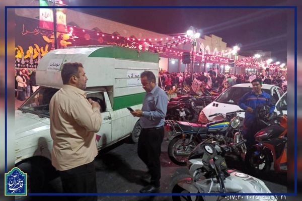 استقرارنیروی پسماند و معبربان در میدان امام(ره) منطقه ۱۲