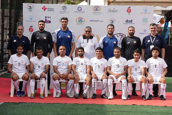 فوتبال نابینایان ایران فینالیست شد