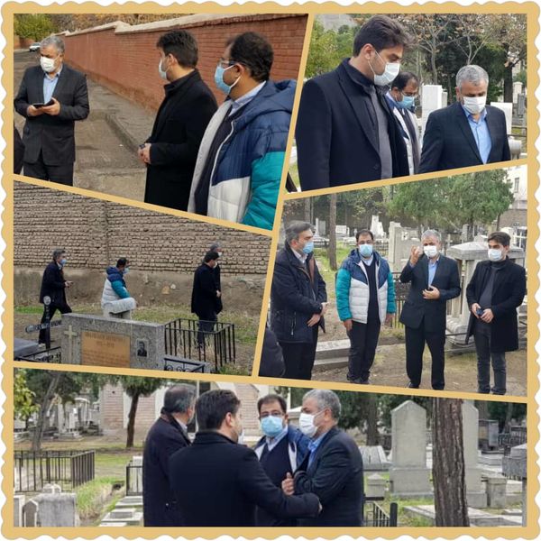 بازدید معاون خدمات شهری و محیط زیست شهرداری تهران و مدیرعامل سازمان بهشت زهرا(س) از آرامستان های تاریخی دولاب منطقه چهارده

