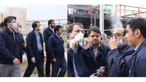 دیدار مدیرعامل شستا با کارگران پالایشگاه روغن‌سازی ایرانول

