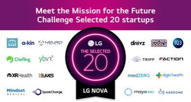 ‏LG NOVA با اعلام اسامی 20 استارت‌آپ منتخب،چشم‌انداز آینده خود را اعلام کرد
