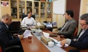 دیدار مدیر مخابرات منطقه مرکزی با شهردارخشکرود