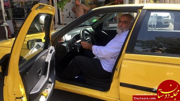 رفتار منحصربفرد یک راننده تاکسی با مسافران! +عکس