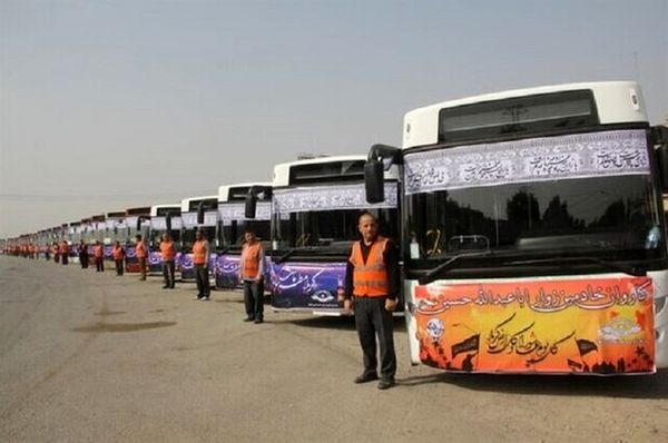 اعزام ۸۰۰ اتوبوس به ۴ مرز کشور برای خدمترسانی به زائران