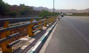 رنگ‌آمیزی ۴۵۰۰ متر هندریل در بزرگراه شهید زین‌الدین