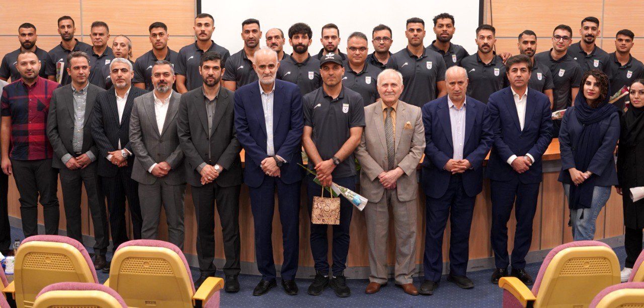 مراسم بدرقه تیم ملی فوتبال ساحلی برگزار شد